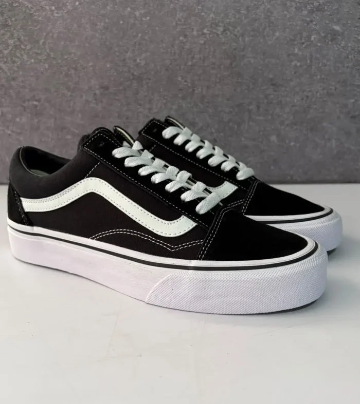 TENIS ZAPATILLAS OLD SKOOL CLÁSICO NEGRO BLANCO