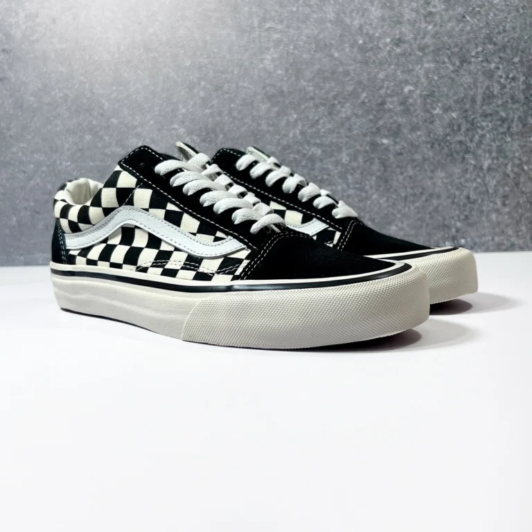 TENIS ZAPATILLAS OLD SKOOL CHECKERBOARD NEGRO